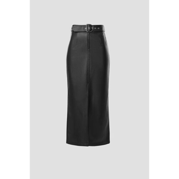 ASHLEY PARK & RTR Faux Leather Maxi Skirt - Picture 5 of 11